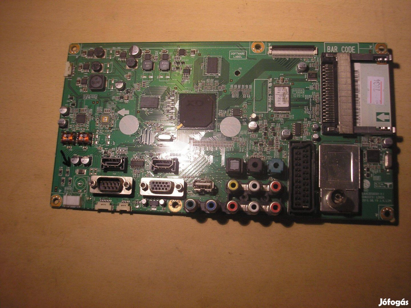 7834 hiányos LG M2780D maiboard EAX63558301 LD02A 2780D-LGD EBU6090261