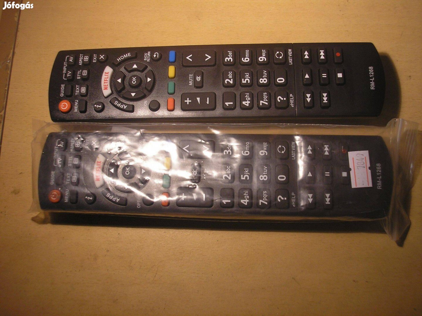 7849 Panasonic LED SMART TV távirányító APPS Netflix RM-L1268 N2Qayb00