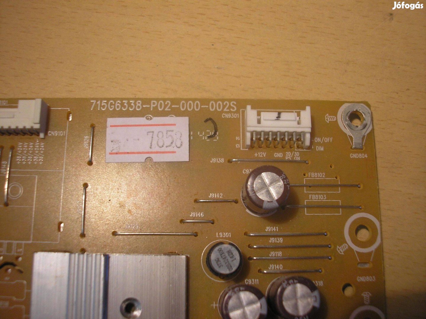 7858 Philips 47Pfh6309 tápegység 715G6338-P02-000-002S