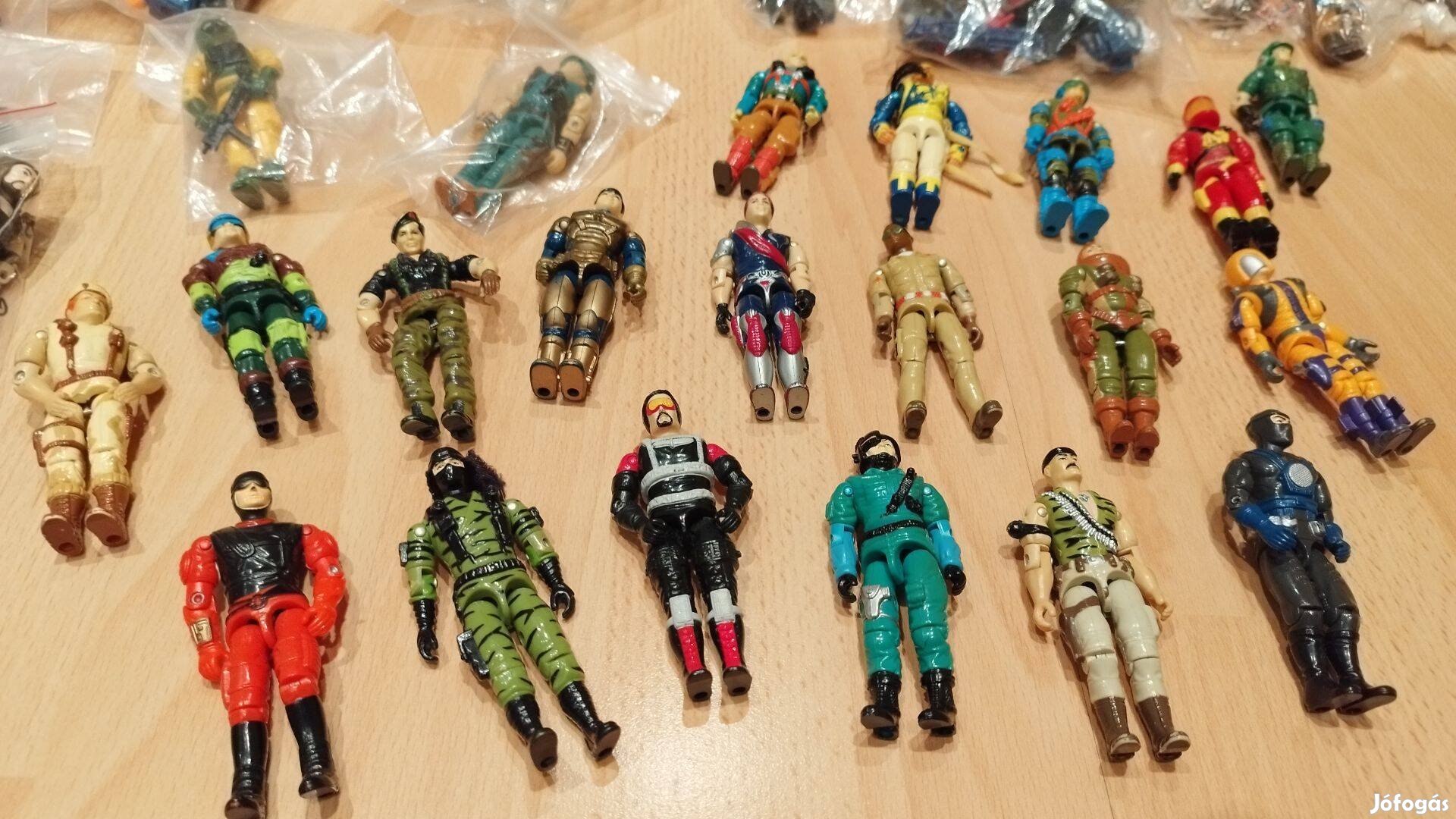 78 db gi joe figurák és tartozékok