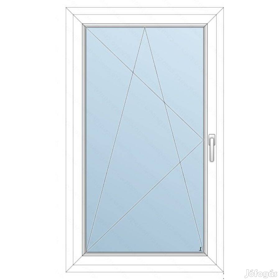 78x118 Műanyag ablak / Bukónyíló /