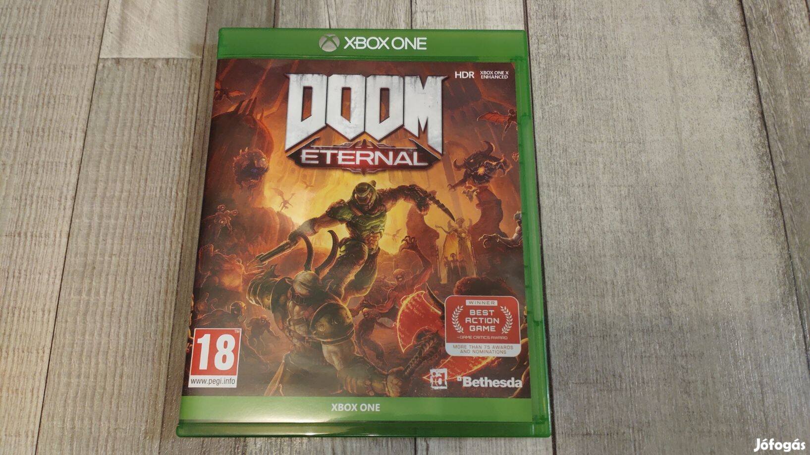 7.999ft- Xbox OneSX-Series X Doom Eternal Lemezes Játék