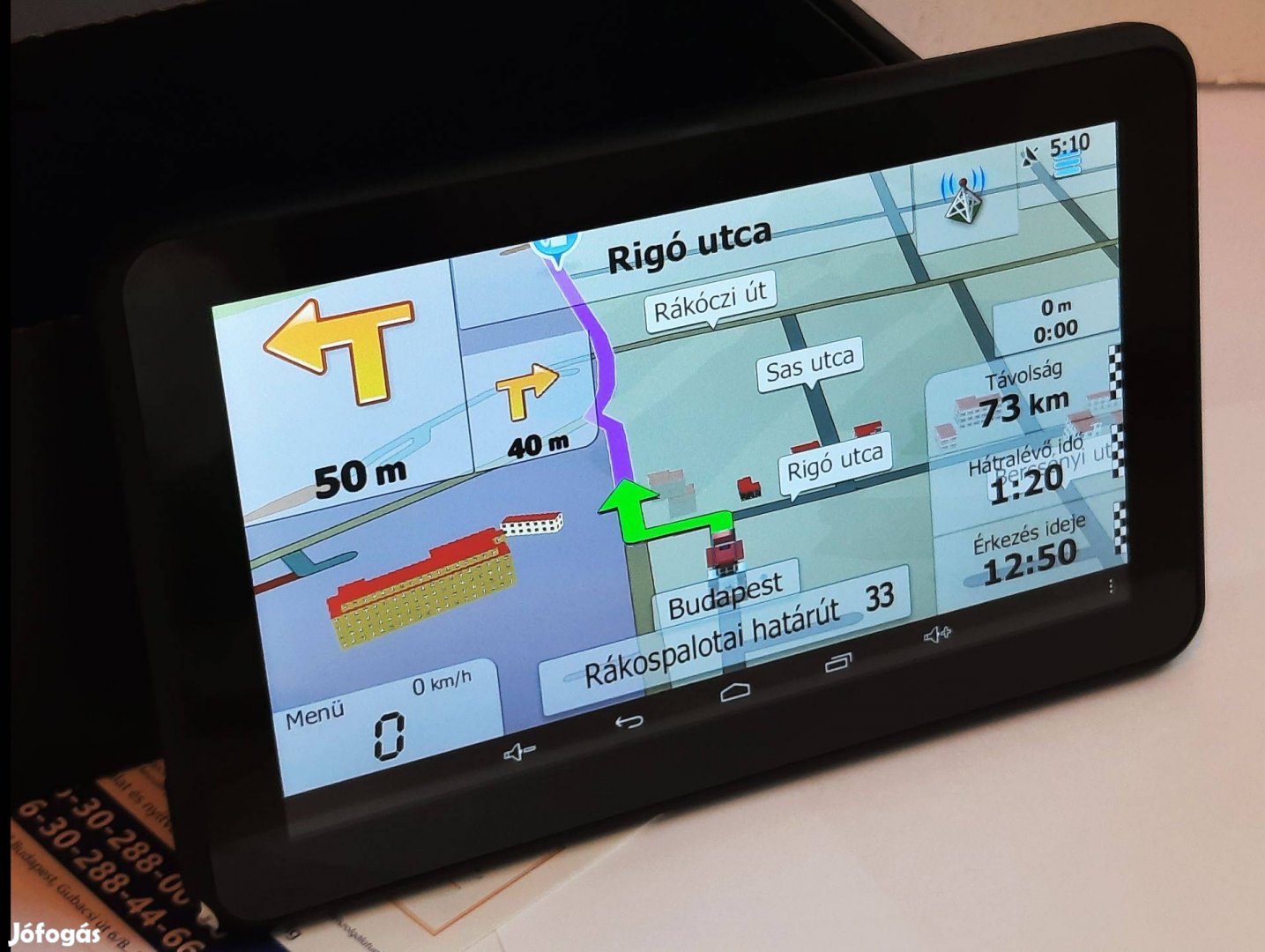 7 Col Wayteq X995 Max Truck Kamion Autó GPS navigáció Új Garis!