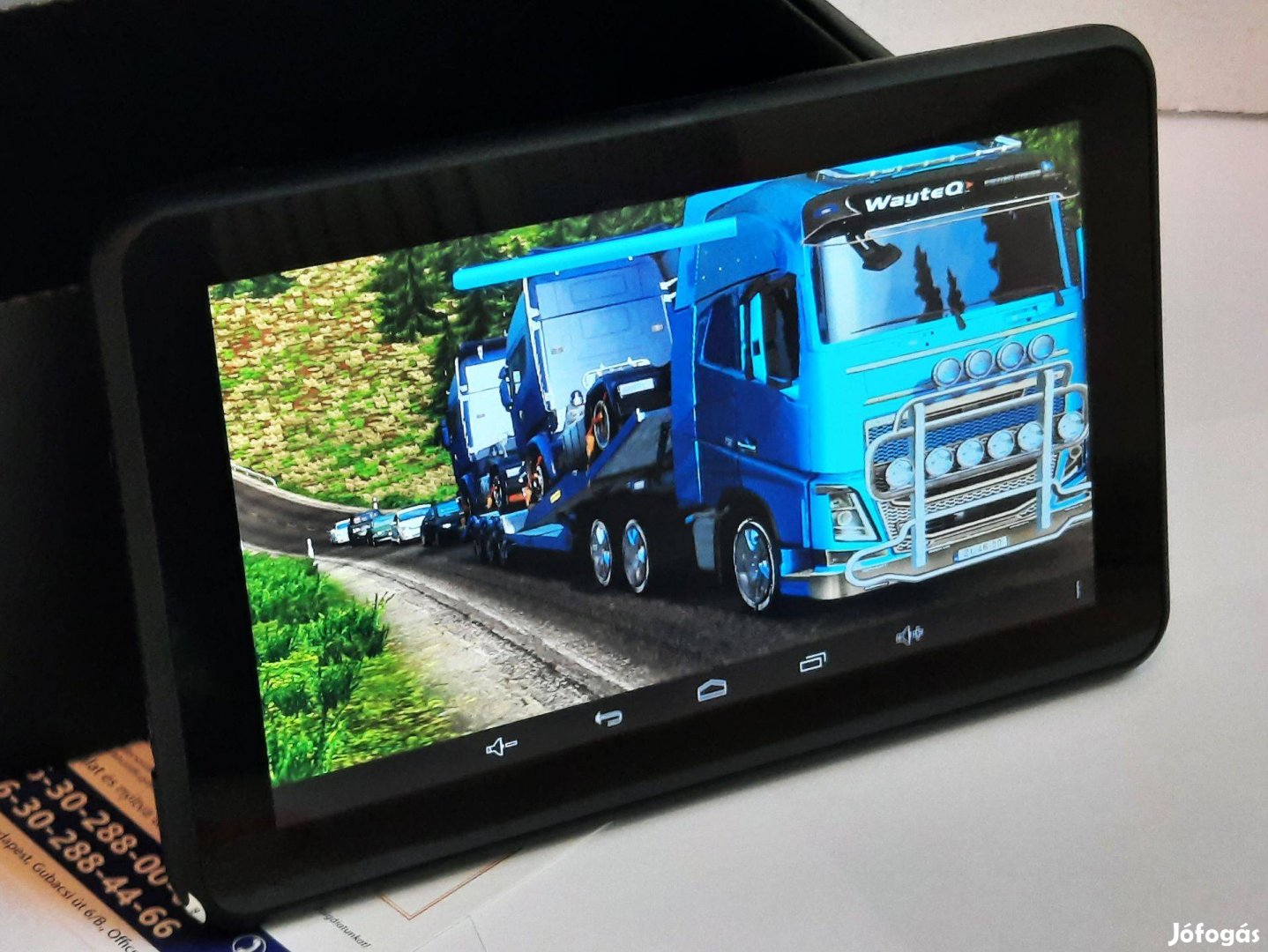 7 Col Wayteq X995 Max Truck Kamion GPS navigáció Új Garis!
