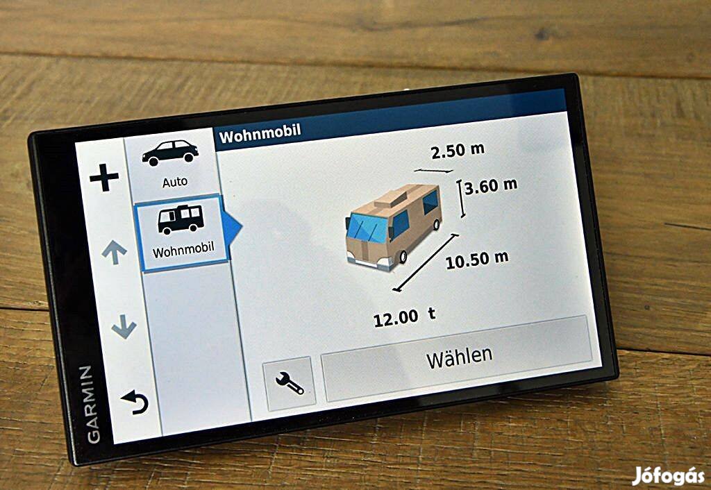 7" Garmin Camper 770 Wifi Lakóautó lakókocsi GPS navigáció 2024 EU !