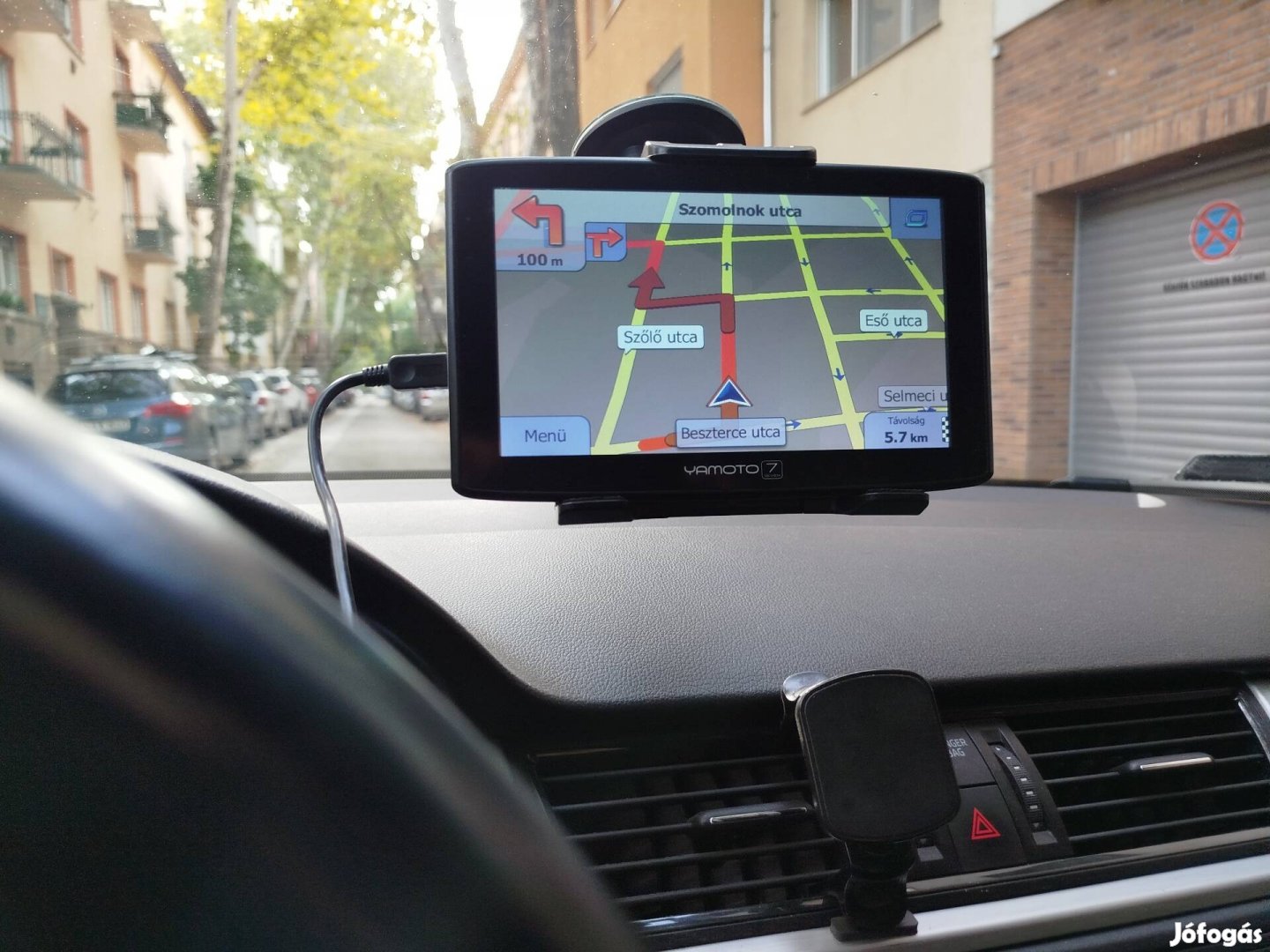 7" Yamoto GPS navigáció 2025. máj. Magyaro. térkép kamionos is