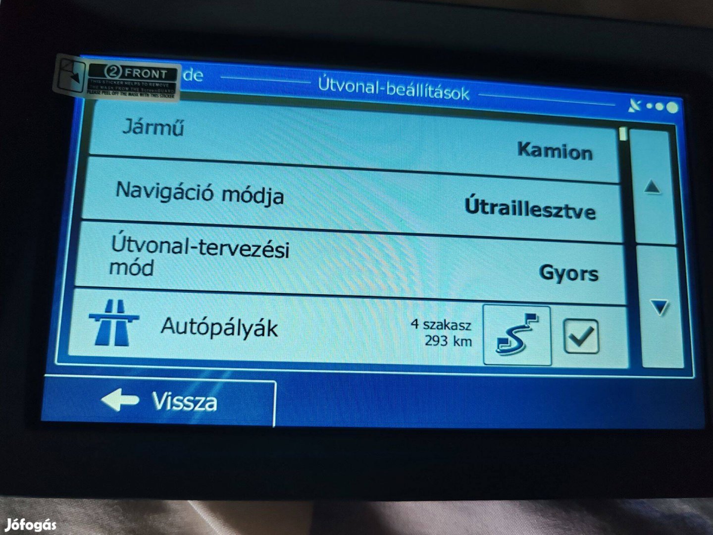 7 colos új navigáció Igó alapú Német nagykerből