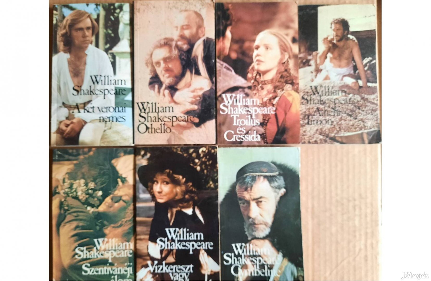7 darab Shakespeare mű eladó