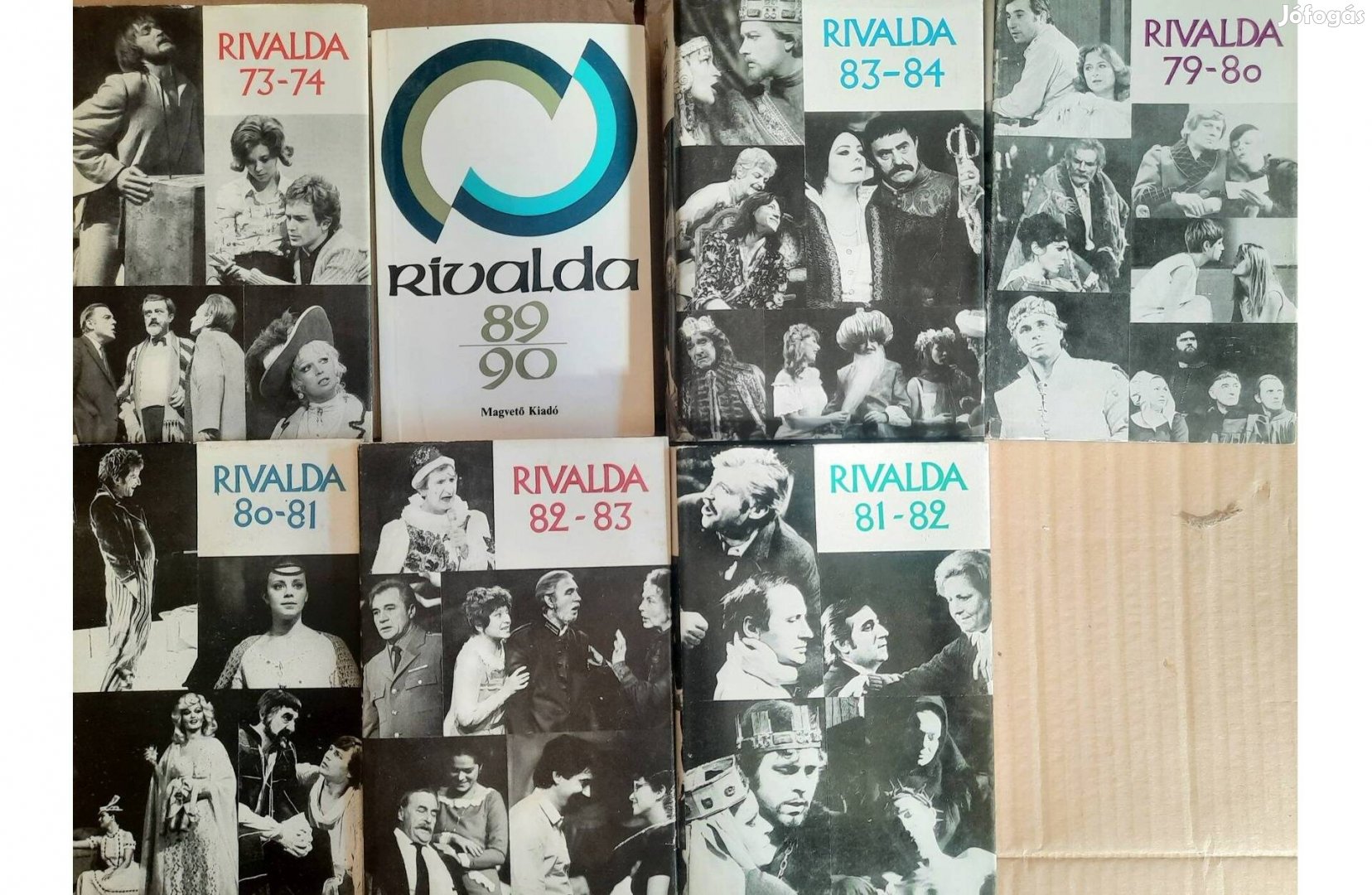 7 darab könyv eladó a Rivalda sorozatból
