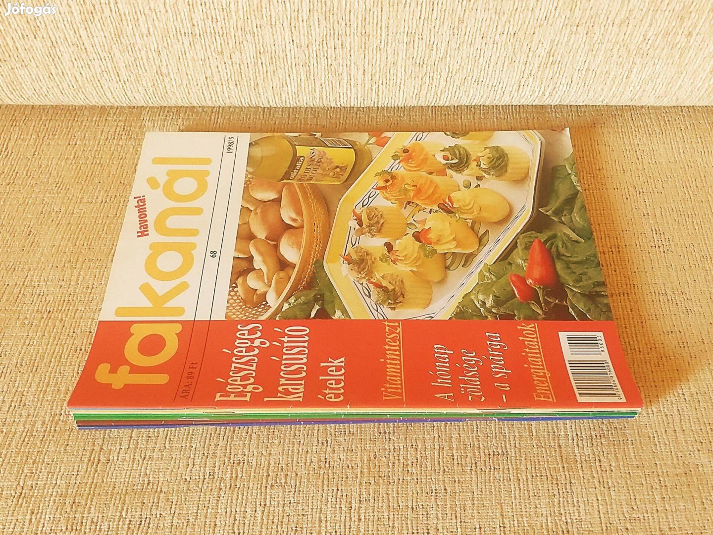 7 db Fakanál magazin, újság, recept, szakácskönyv