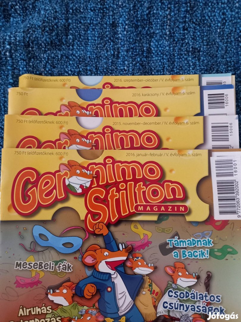 7 db Geronimo Stilton magazin