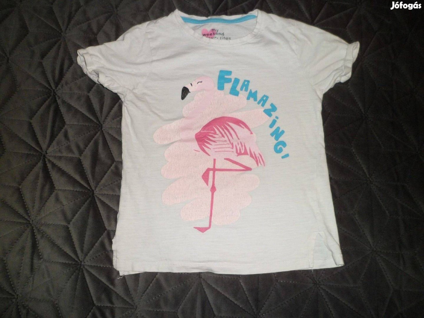 7 évesre flamingós póló
