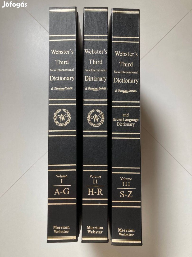 7 nyelvű, Websters Third New International szótár