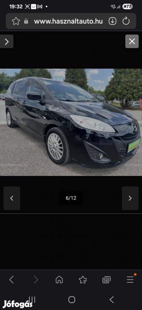 7 személyes Mazda 5 eladó