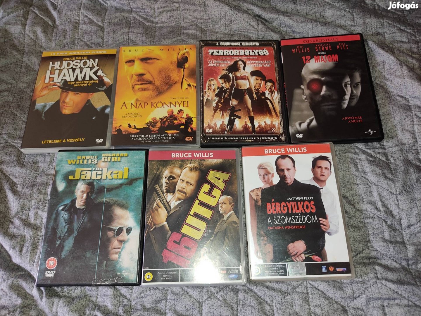 7db Bruce Willis Filmek DVD egyben 