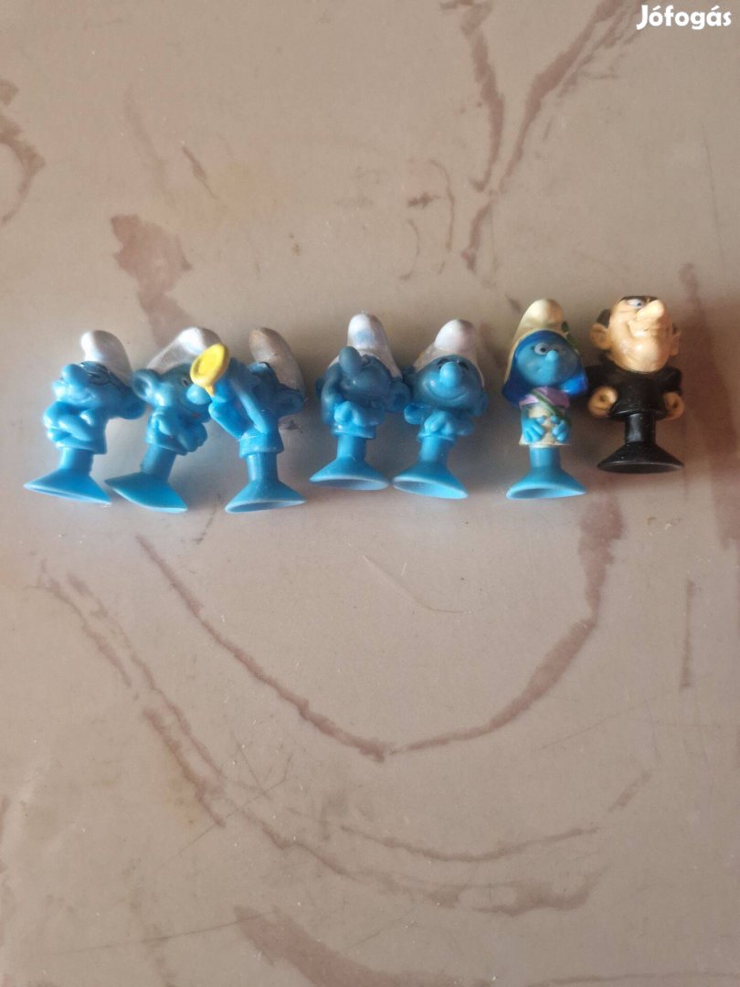 7db Stikeez Hupikék törpike