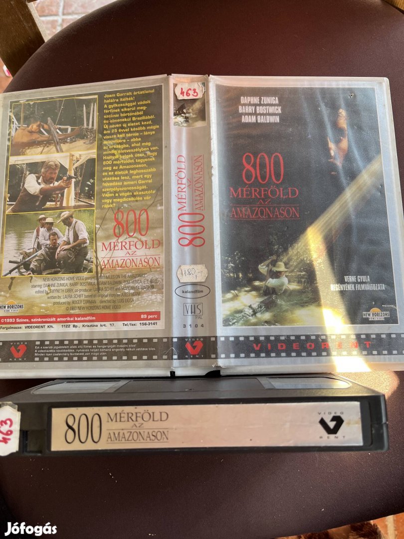 800 mérföld az Amazonason kaland vhs