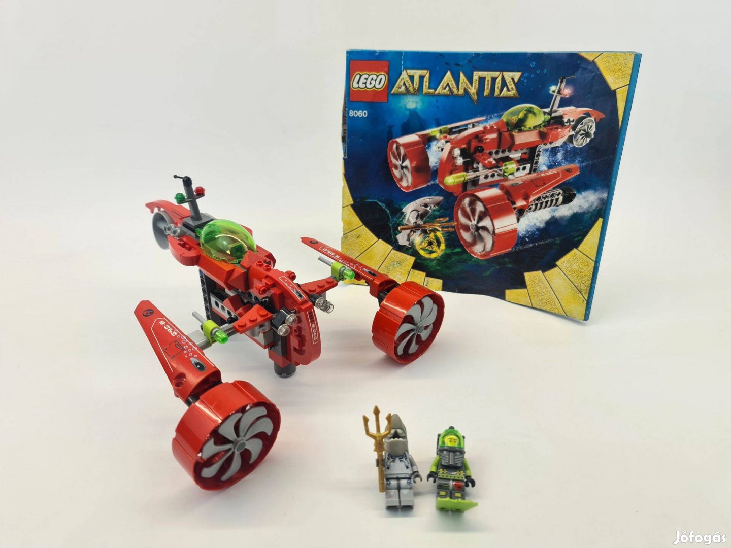 8060 Lego Atlantis Tájfun turbó búvárhajó