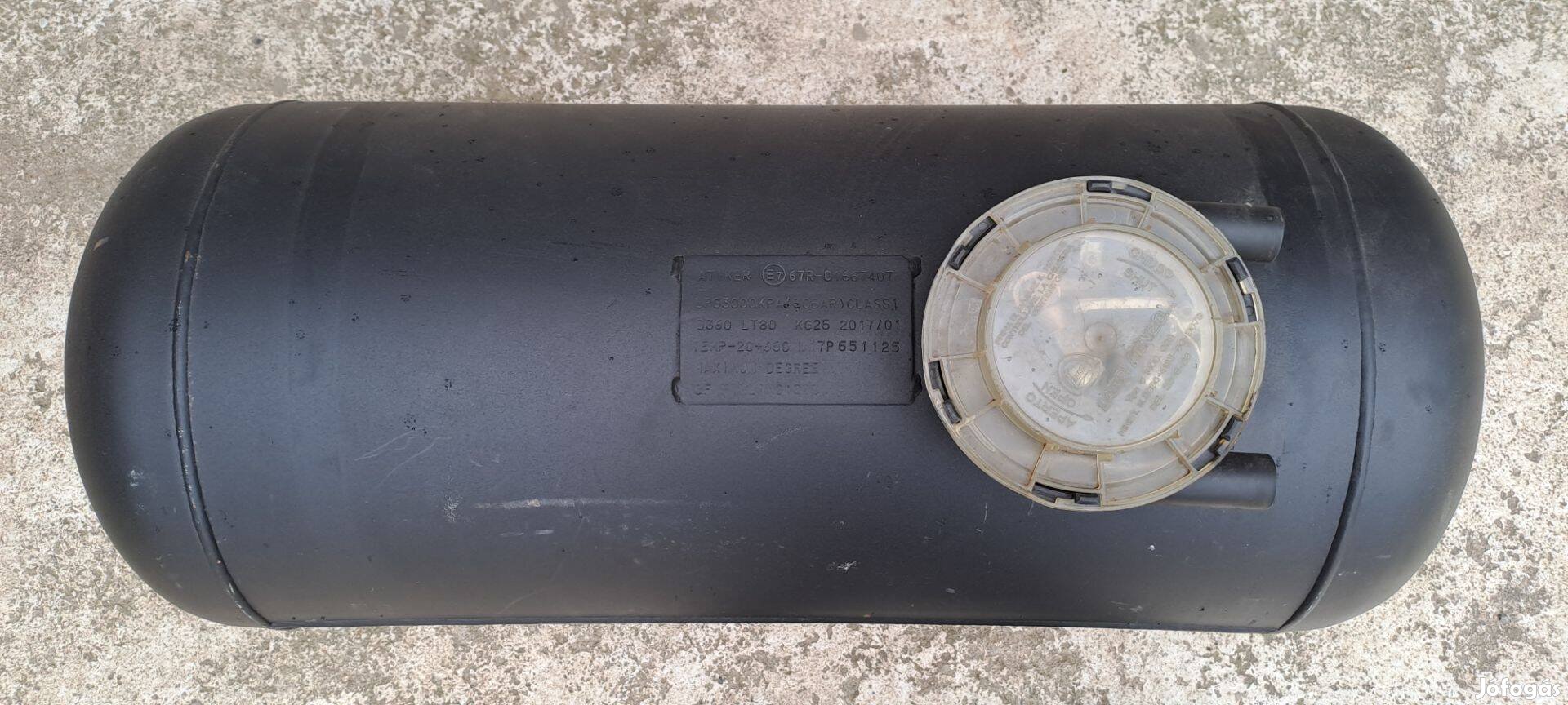 80L LPG autógáz tartály multi szeleppel eladó