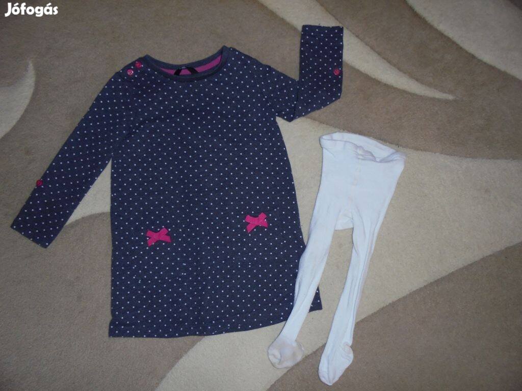 80-86-os George lány egyberuha harisnyanadrággal szett