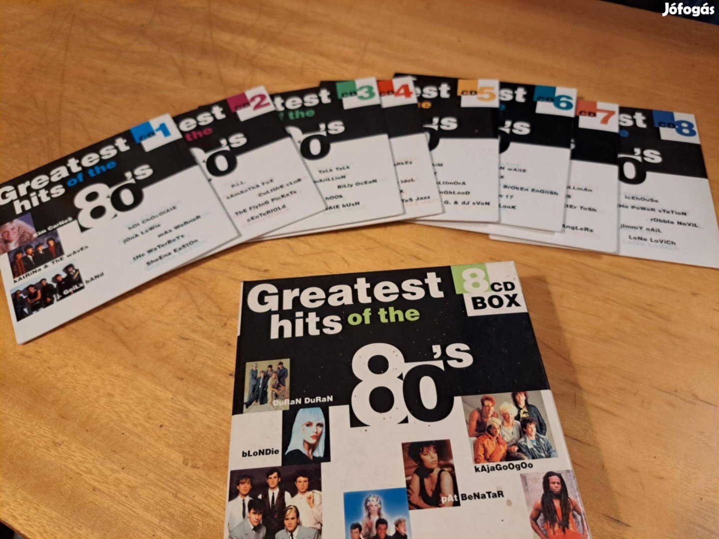 80-as évek zenei válogatás 8 CD-n