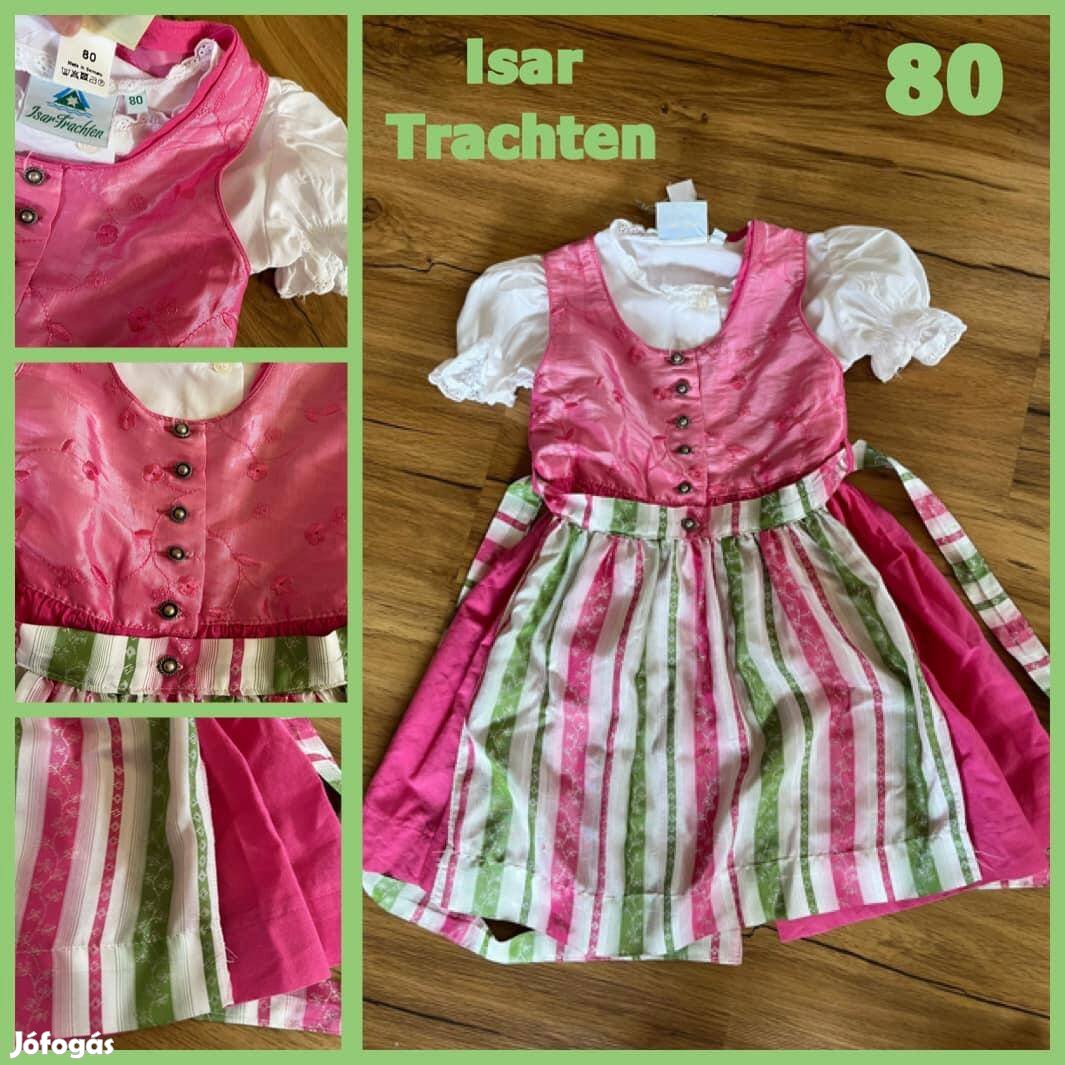 80-as pink Kislány Dirndl ruha blúzzal