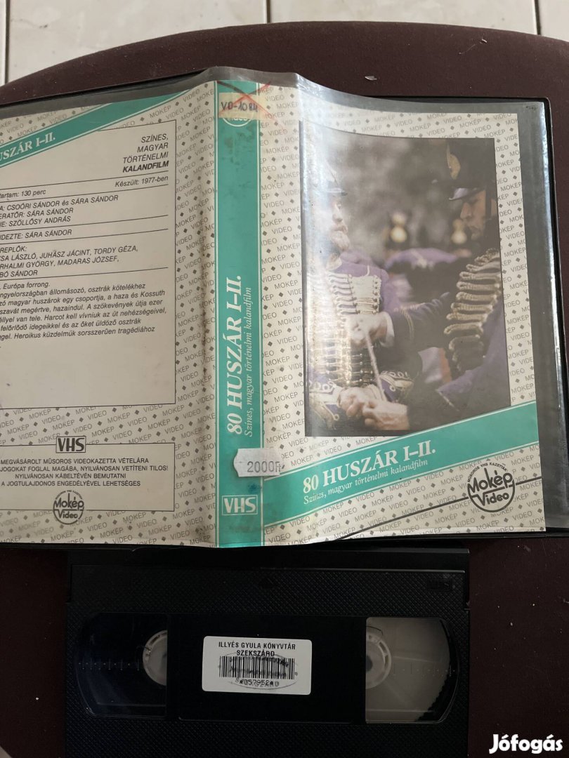 80 huszár magyar vhs