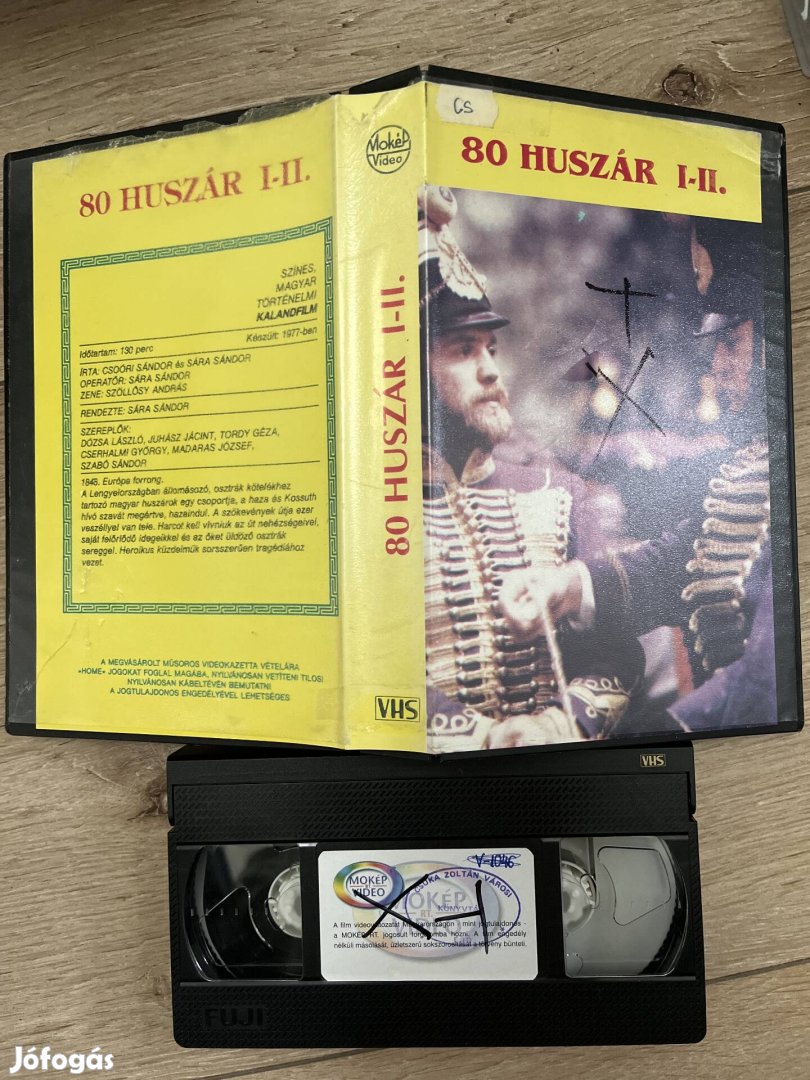 80 huszár vhs. 