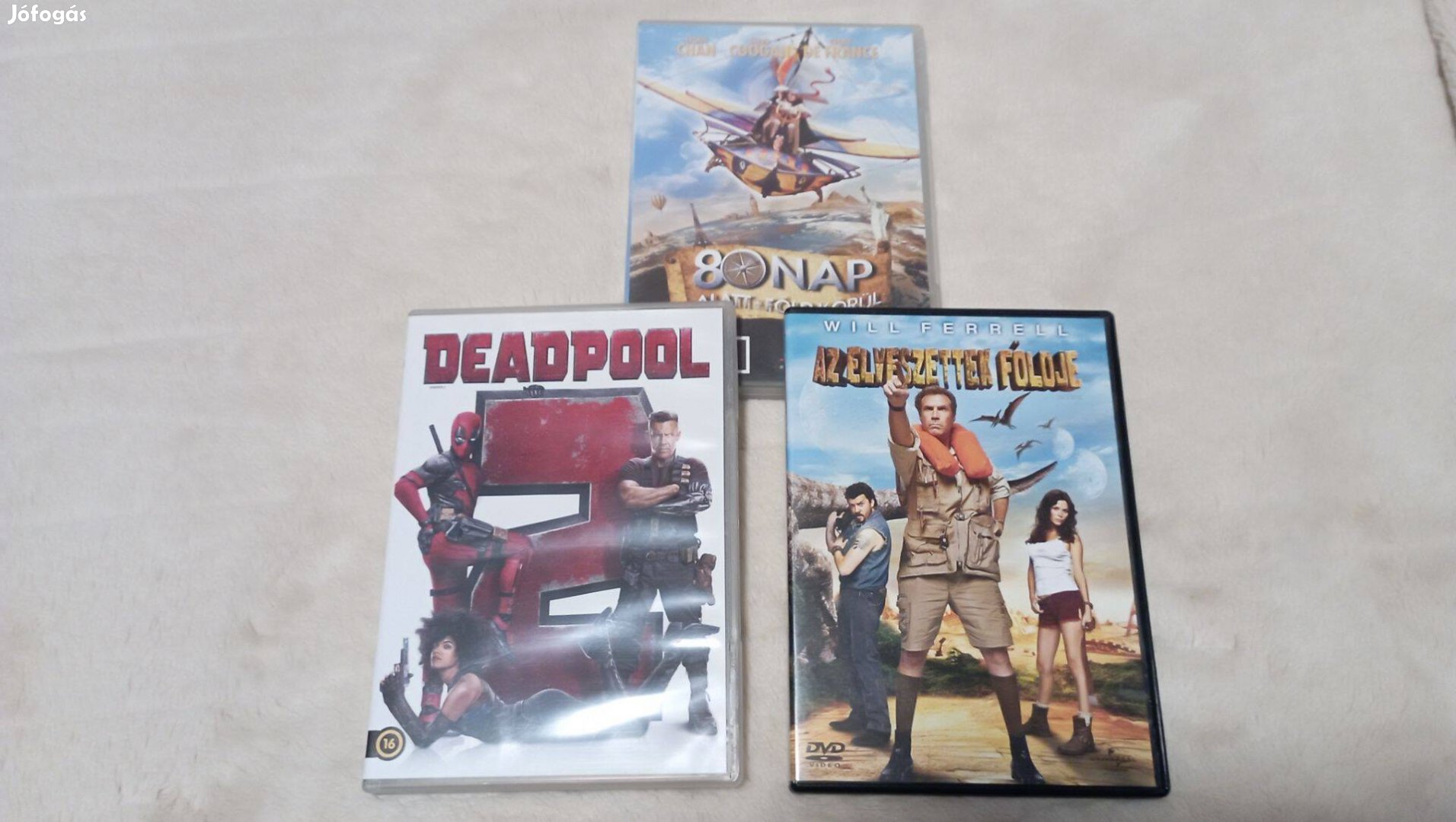 80 nap alatt,Deadpool 2,Az elveszettek földje,DVD csomag 5