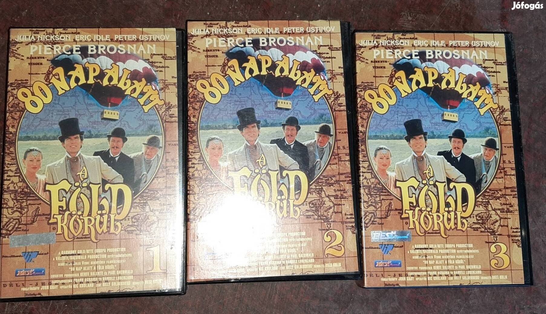 80 nap alatt a föld körül triológia - kaland vhs - Pierce Brosnan