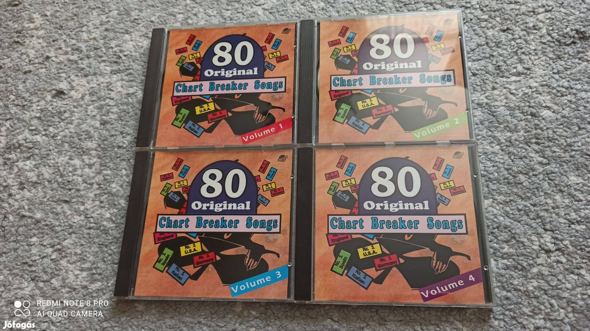 80 original chart breaker songs 4 cd