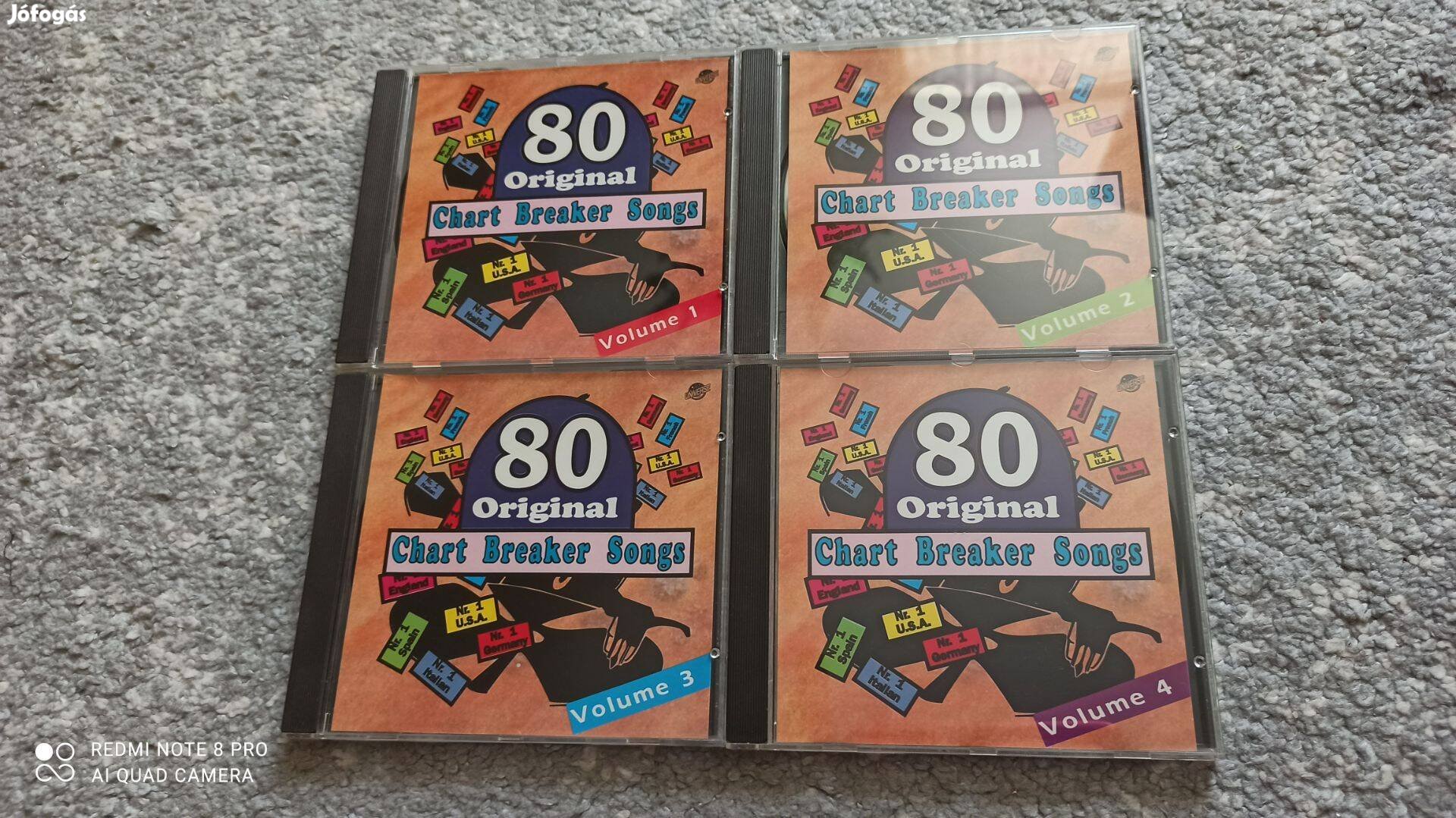 80 original chart breaker songs 4 cd