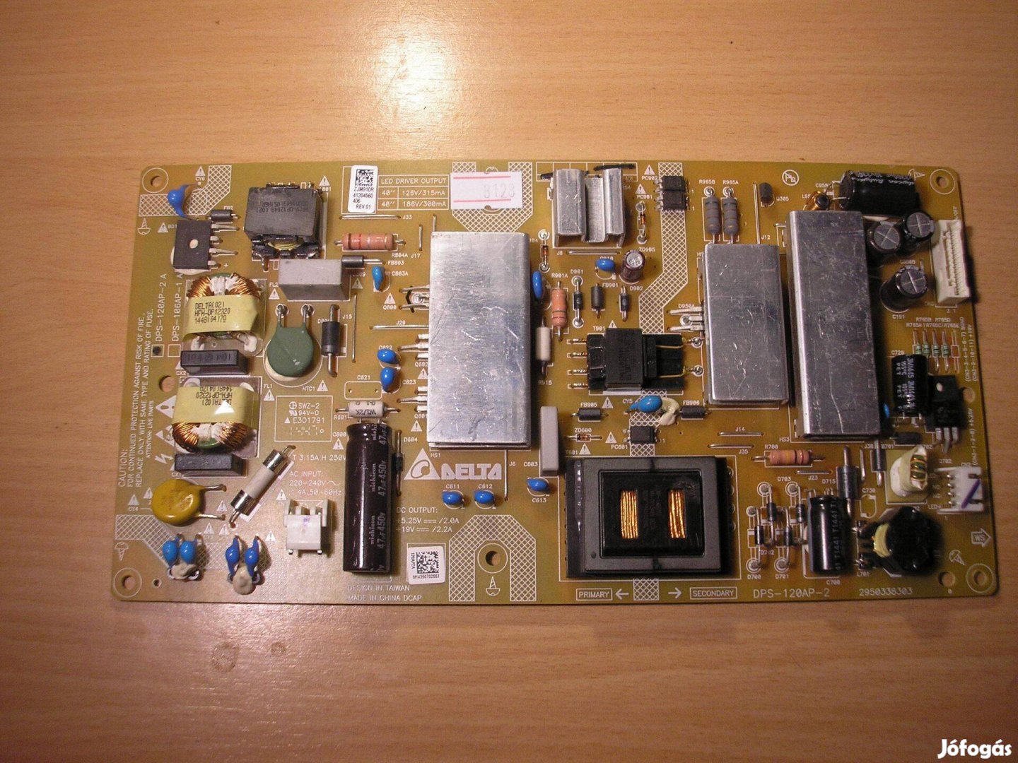 8128 Grundig tápegység Delta DPS-120AP-2 2950338303 Zjm910R DPS-106AP-