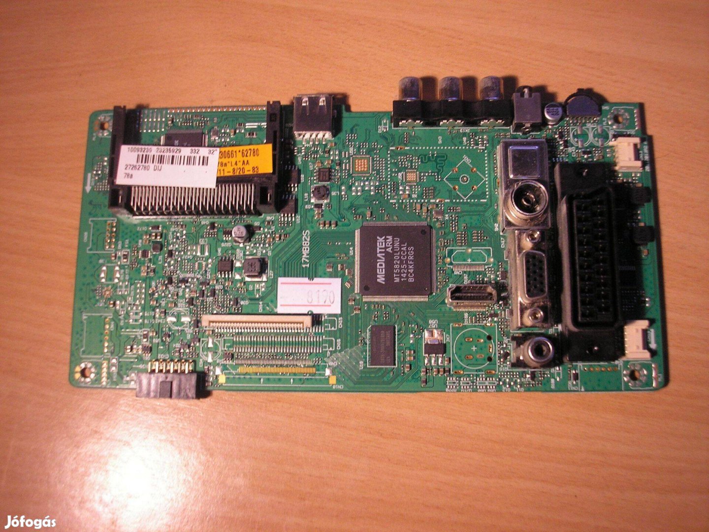 8190 hibástechnika 32" 904B AW14 mainboard 17MB82S Vestel Finlux Navon