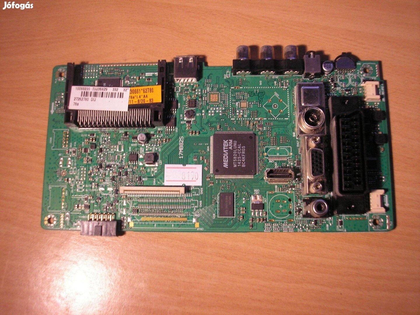 8190 hibástechnika 32" 904B AW14 mainboard 17MB82S Vestel Finlux Navon