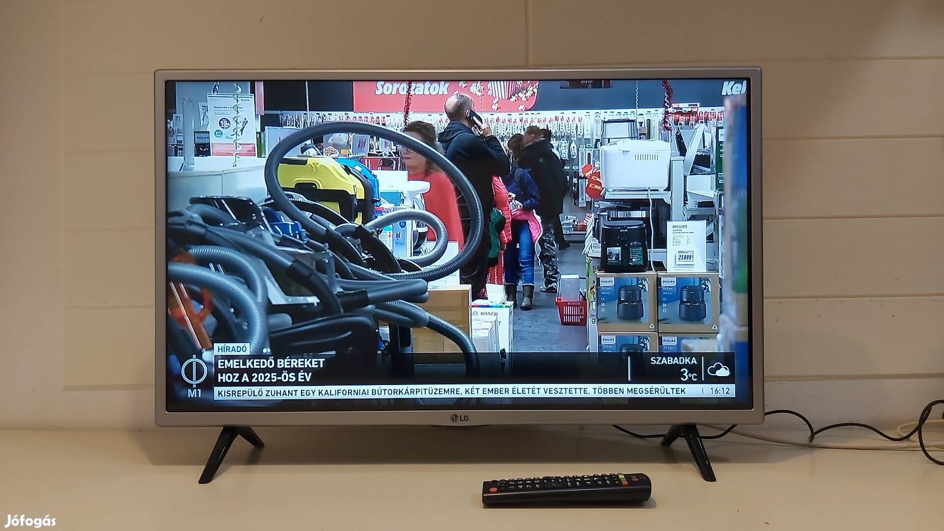 82cm-es LG LED tv hibátlan állapotban eladó