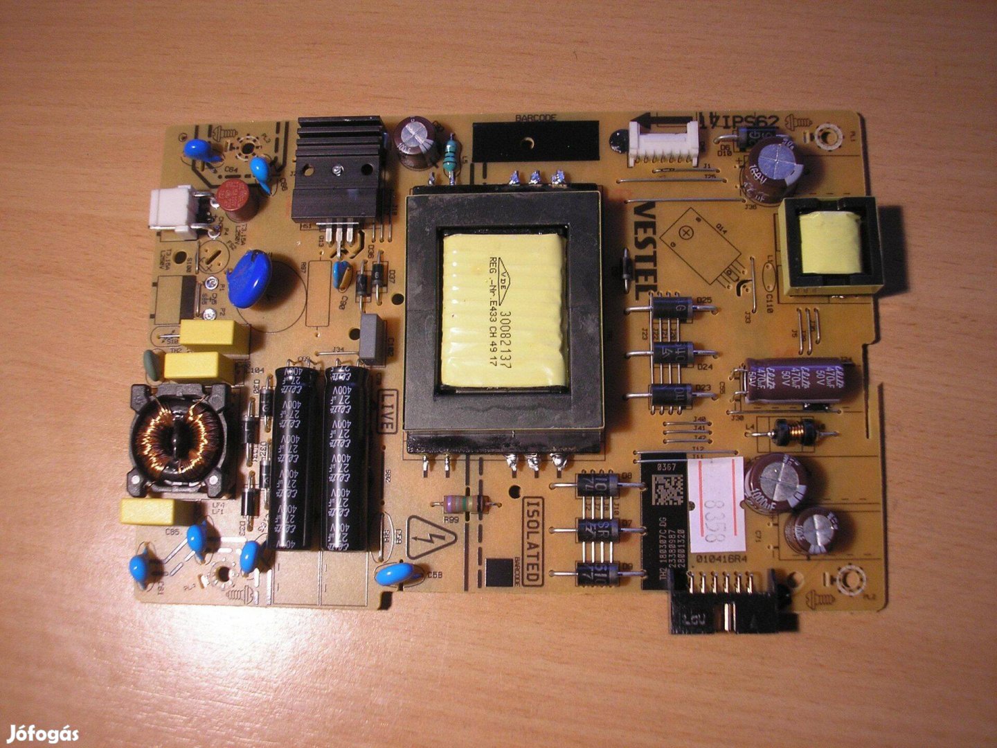8358 Schaub Lorenz 39LH-M5700 tápegység 17IPS62 180307C 23380987 28001