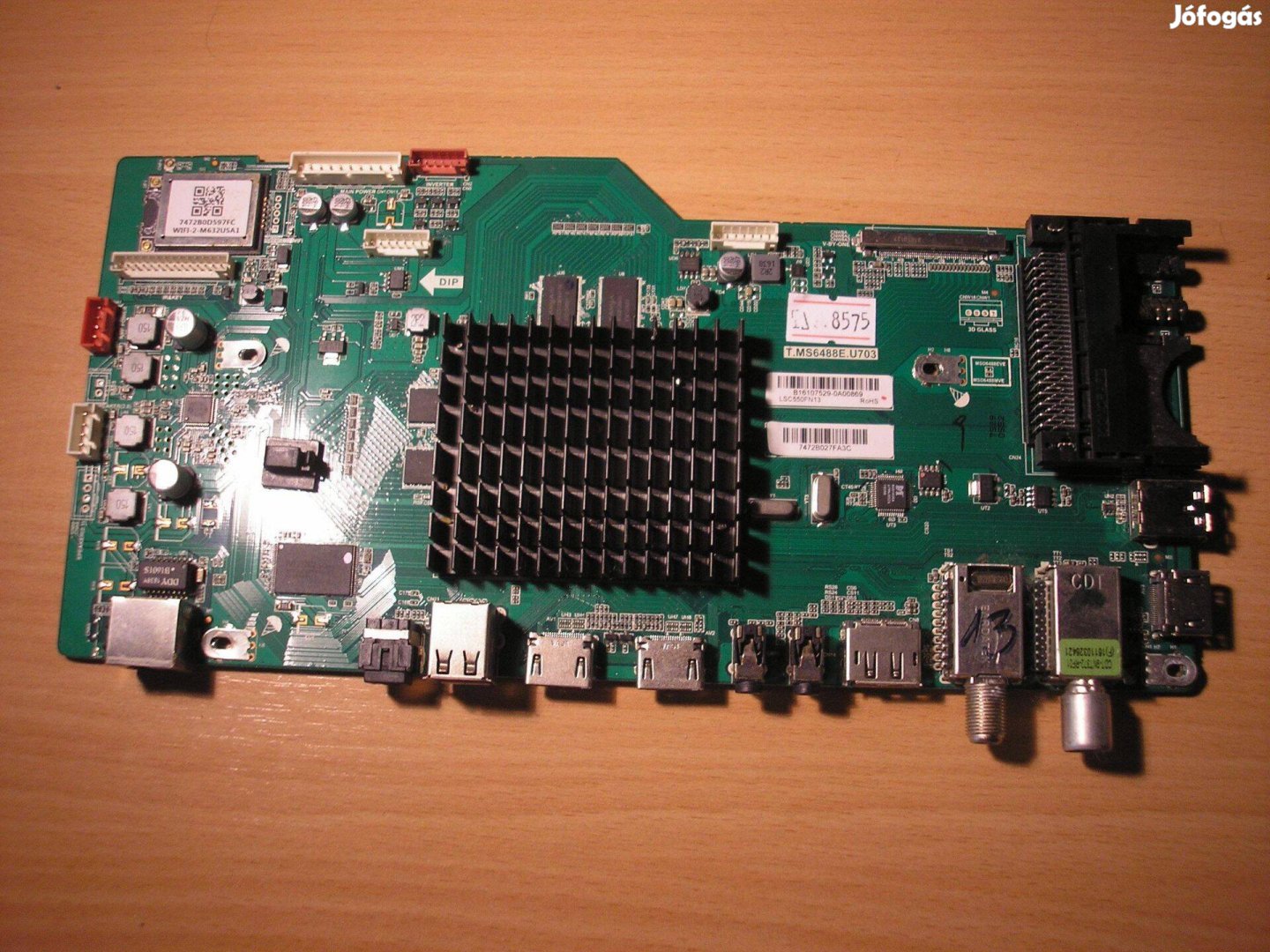 8575 Sharp LC-55CUF8372Es mainboard T.MS6488E.U703 LSC550FN13