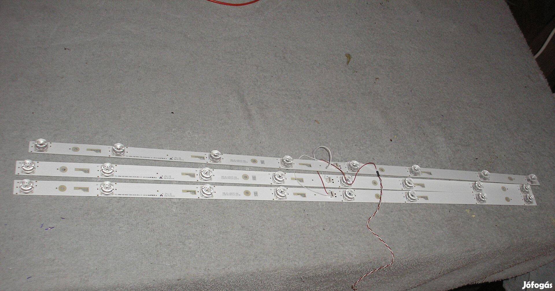8637 Strong 43UA6203 LED háttérfény TCL-0DM-43D1800-3X8-3030