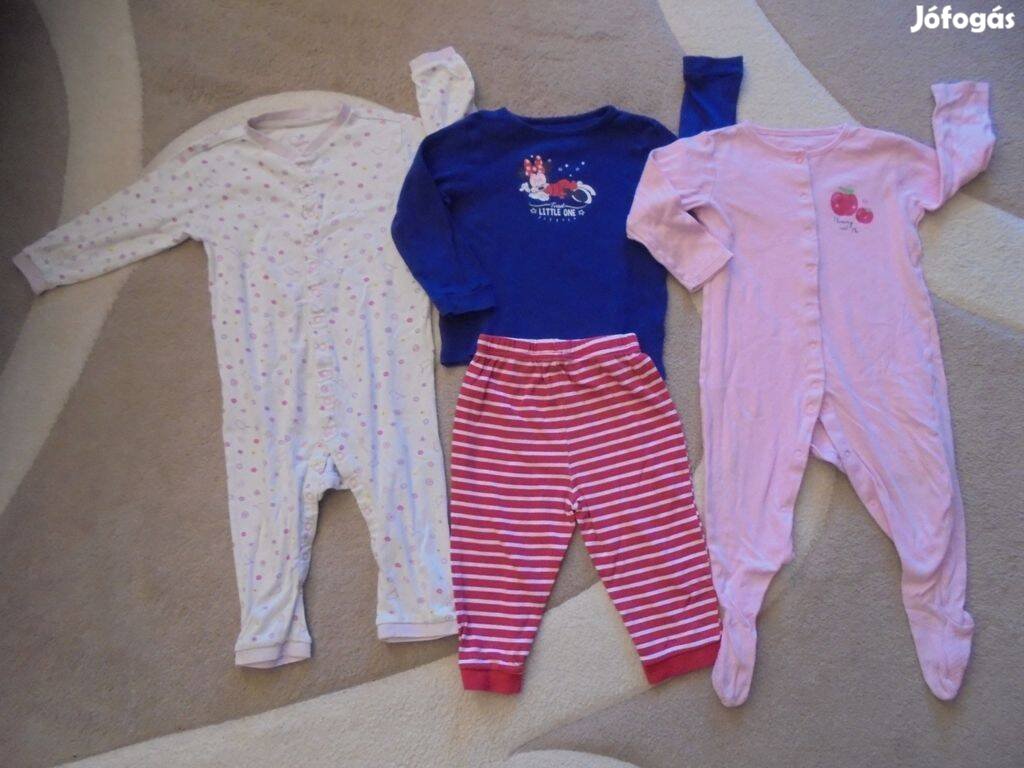 86-92-es lány ruhacsomag pizsama csomag