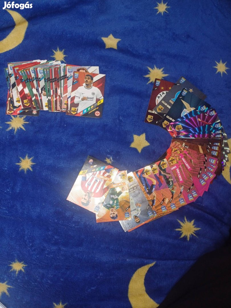 86 db Panini Euro 2024 focis kártya - ritkákkal, logókkal - 20 000 Ft