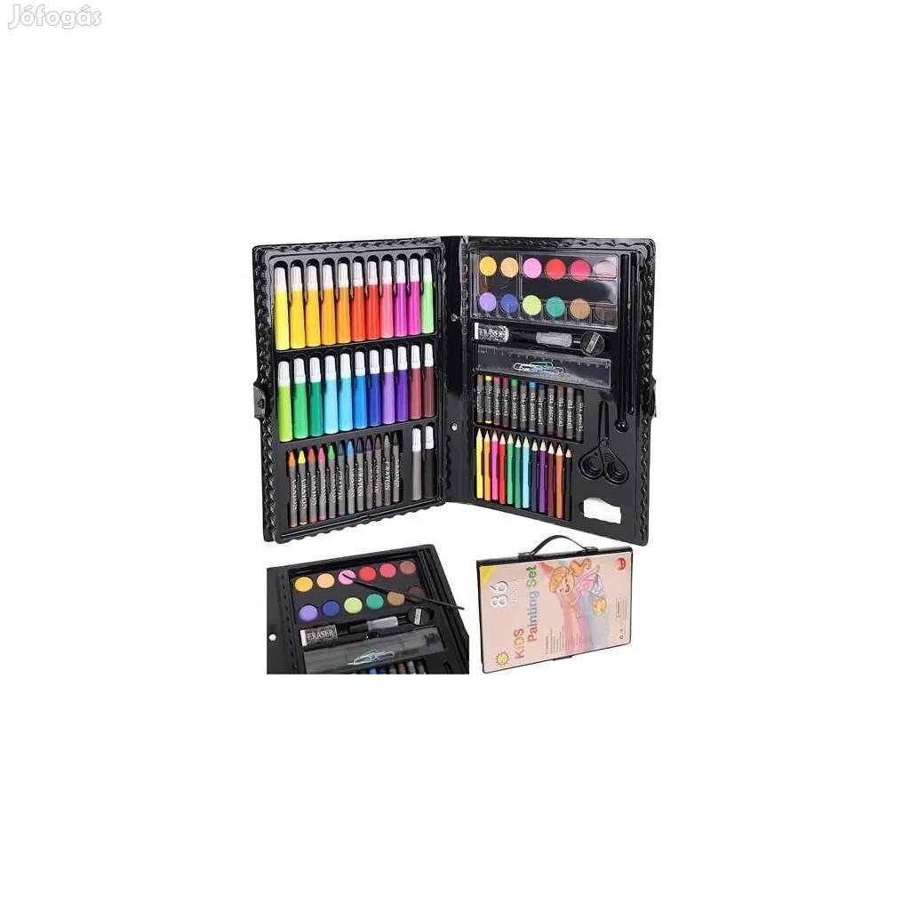 86 részes kreatív festő színező rajzkészlet