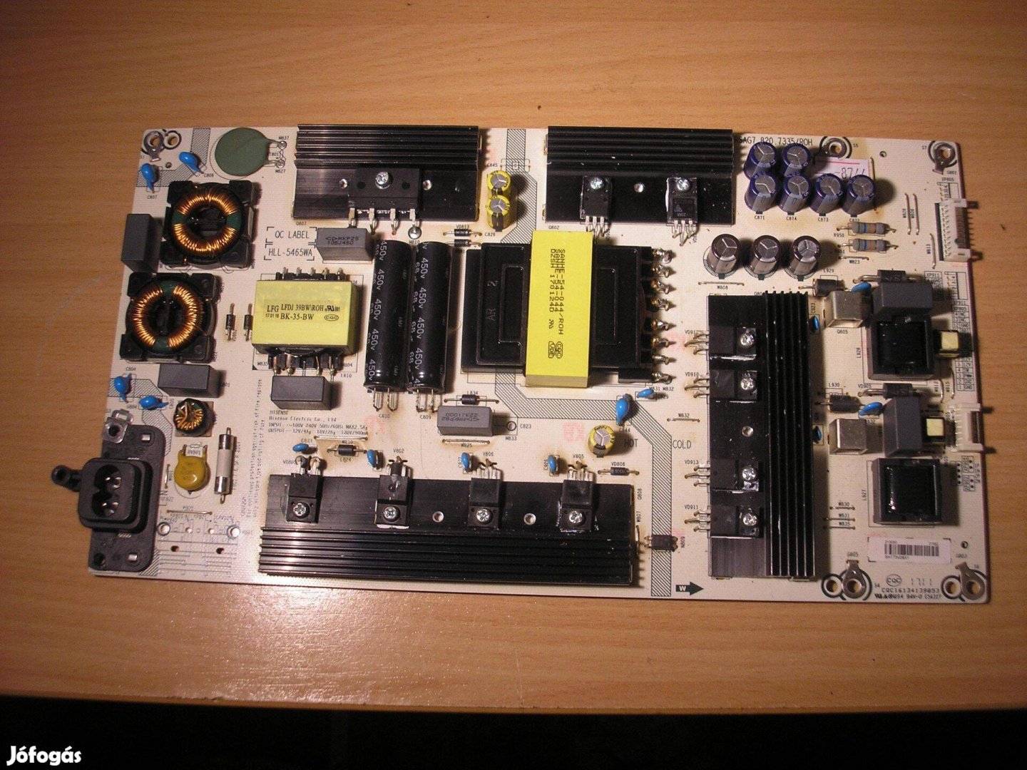 8744 hibás Hisense tápegység HLL-5465WA Rsag.820.7335ROH