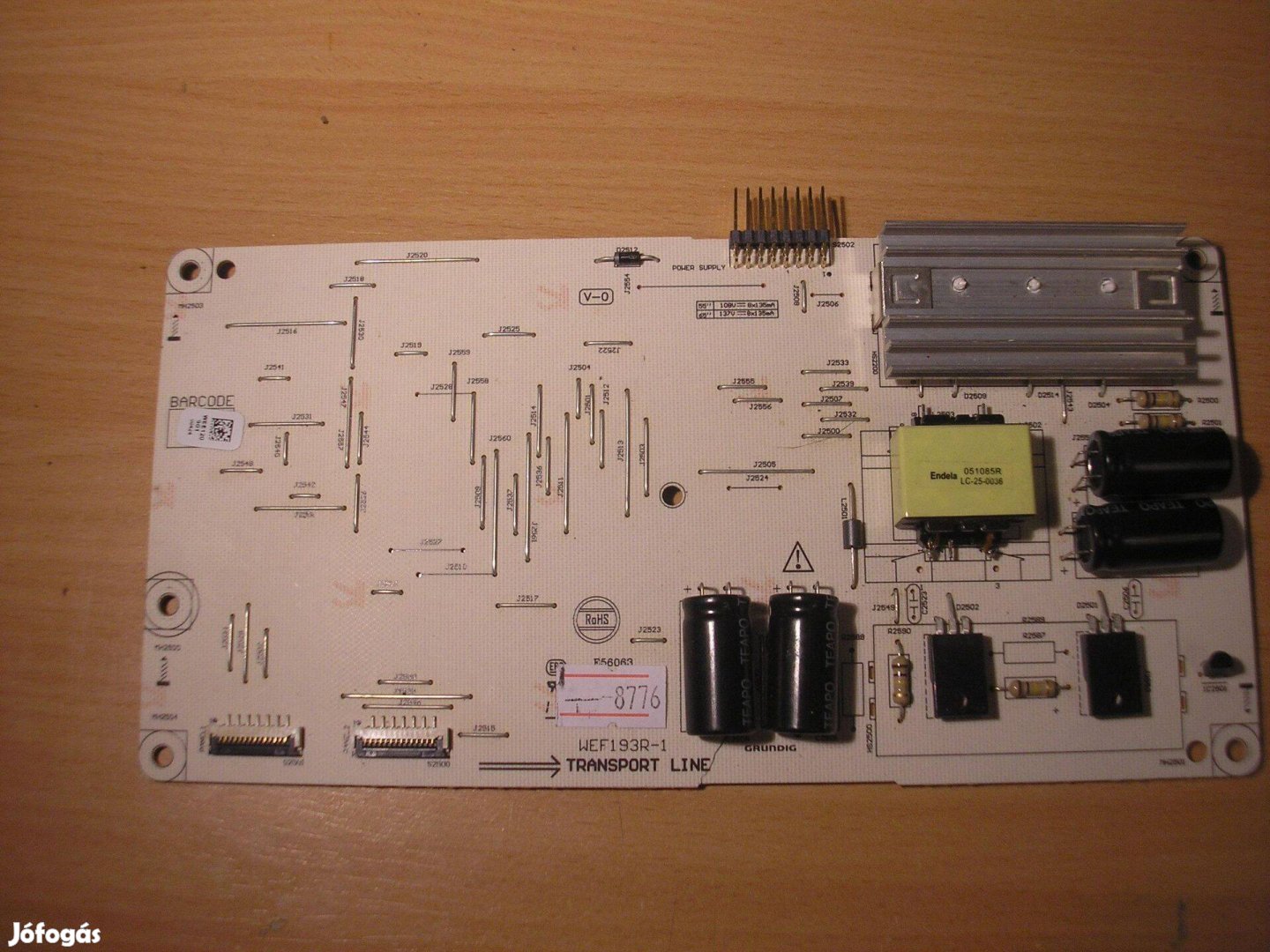 8776 Grundig 55 GUB 9980 LED driver WEF193R-1 Wee120