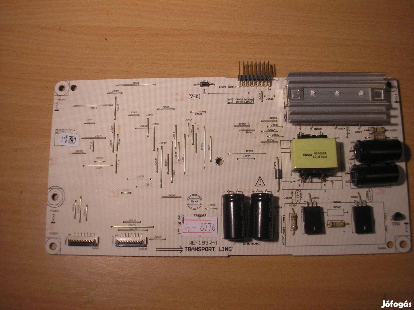 8776 Grundig 55 GUB 9980 LED driver WEF193R-1 Wee120