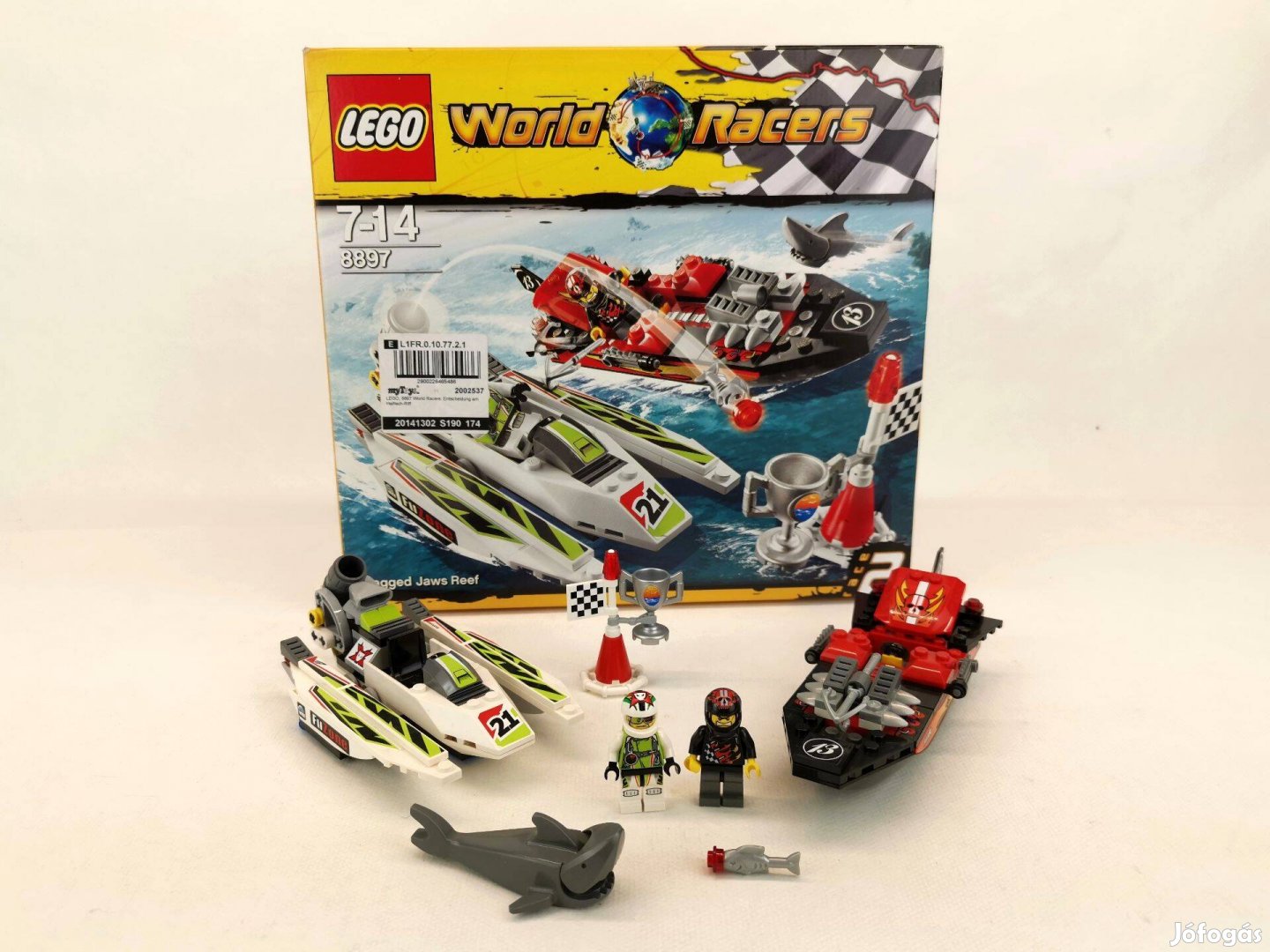 8897 Lego World racers Fűrészfogú állkapocs zátony