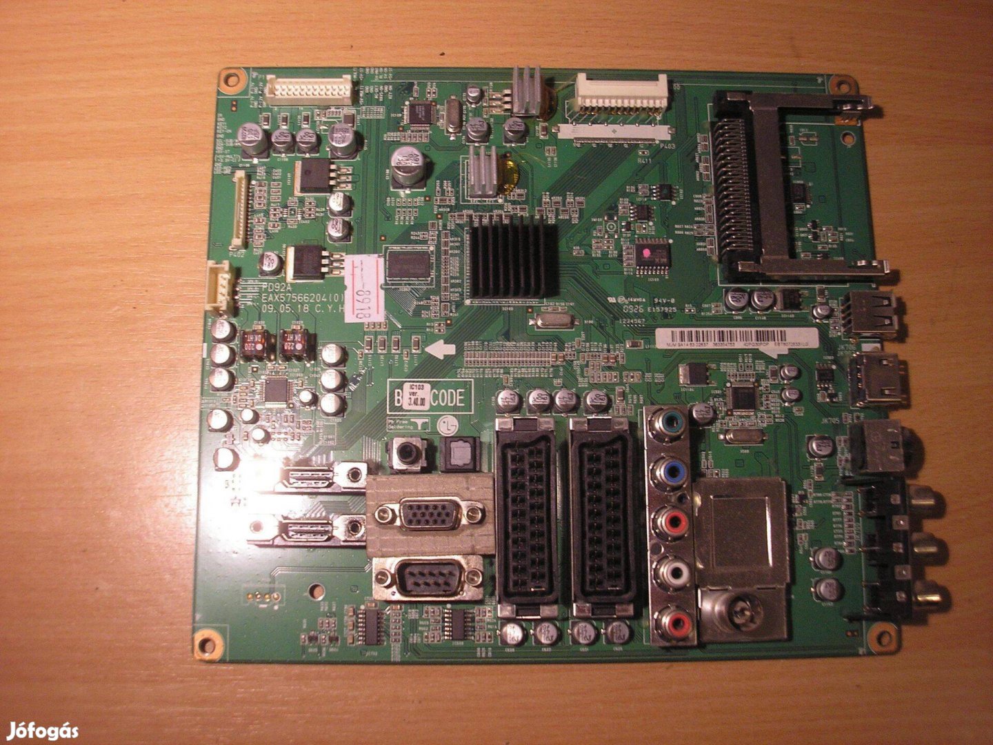 8918 LG 42PQ2000 mainboard EAX57566204 (0) 42PQ30PDP EBT60728331