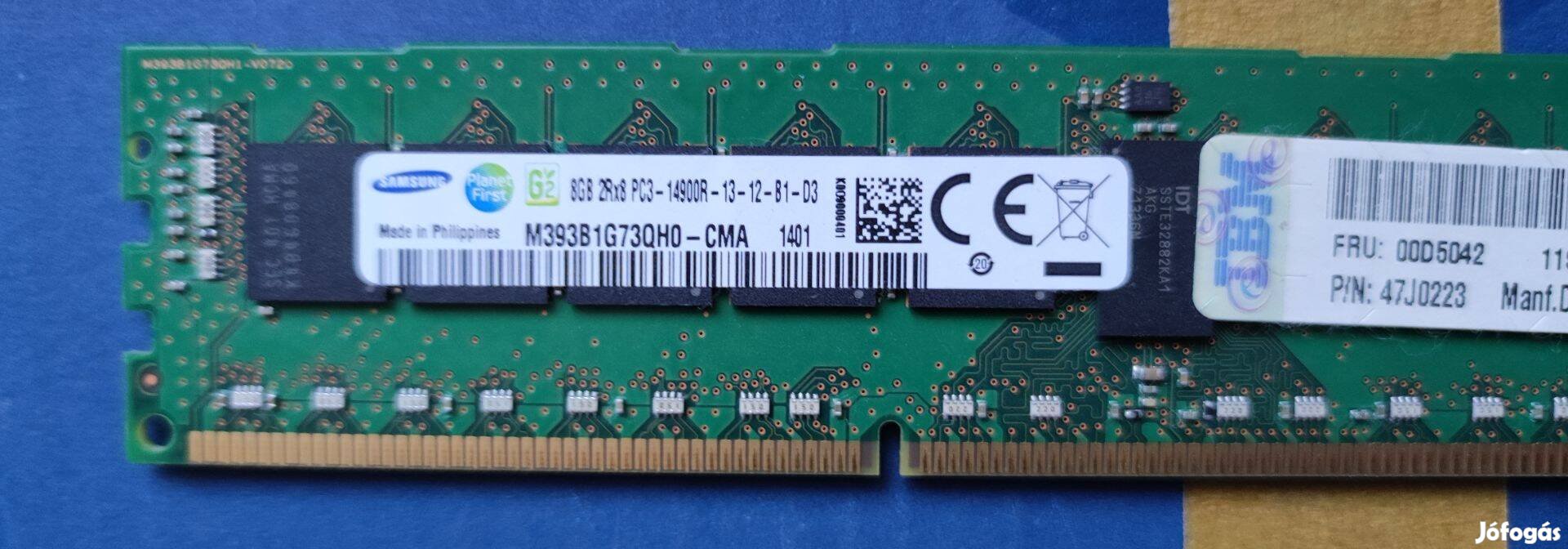 8GB DDR3 ECC RAM. 1600MHz