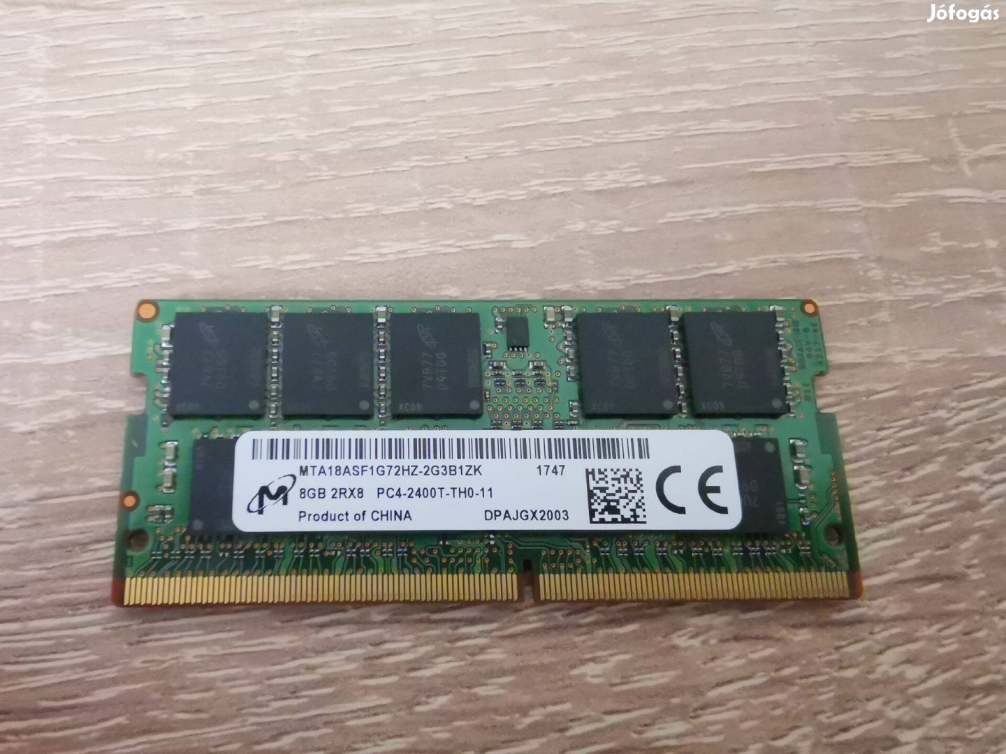 8GB MTA18ASF1G72HZ-2G3B1ZG Micron DDR4 ECC PC4-19200 2400Mhz RAM