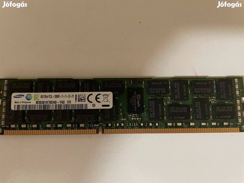 8GB Samsung DDR3 ECC szerver memória több db